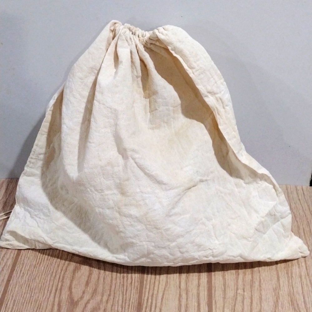 Tan color Drawstring Protection Storage Dust Bag 19.5 x 17.5-inch